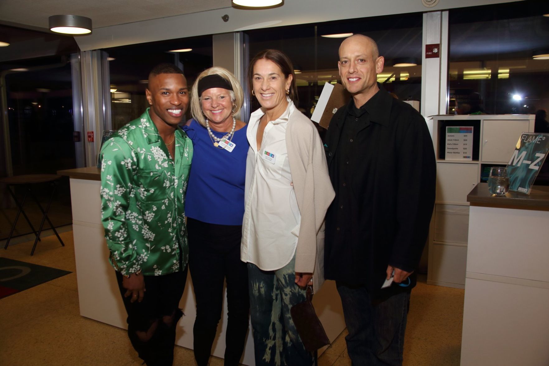 Redd Williams, Virginia Howell, Andrew and Lisa Tuteur